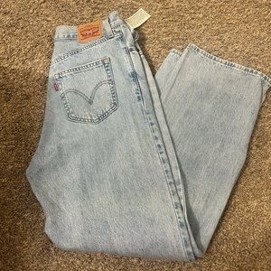 Levi’s high waisted straight leg Jeans